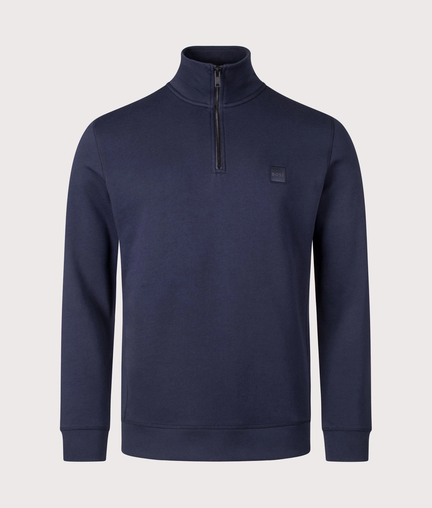 Hugo Boss Mens Quarter Zip Zetrust Sweatshirt